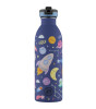 24Bottles Kids Bottle Paslanmaz &Ccedil;elik &Ccedil;ocuk Su Matarası (500 ml) // Space Friends