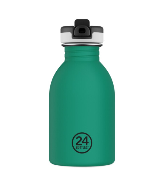 24Bottles Kids Bottle Paslanmaz &Ccedil;elik &Ccedil;ocuk Su Matarası (250 ml) // Sarı - Yeşil