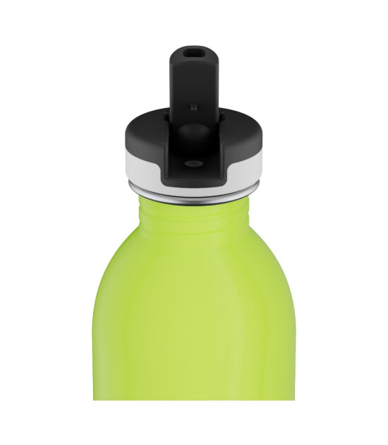 24Bottles Kids Bottle Paslanmaz &Ccedil;elik &Ccedil;ocuk Su Matarası (250 ml) // Sarı - Yeşil