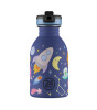 24Bottles Kids Bottle Paslanmaz &Ccedil;elik &Ccedil;ocuk Su Matarası (250 ml) // Space Friends