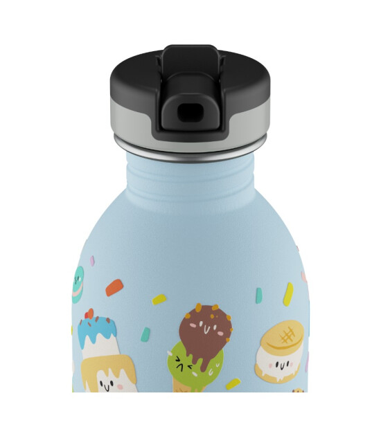 24Bottles Kids Bottle Pipetli Paslanmaz &Ccedil;elik &Ccedil;ocuk Su Matarası (250 ml) // Sweet Friends