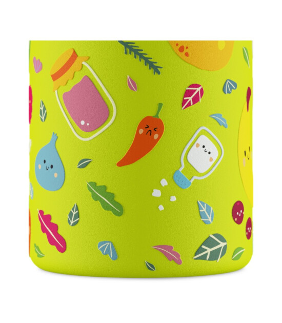 24Bottles Kids Bottle Paslanmaz &Ccedil;elik &Ccedil;ocuk Su Matarası (250 ml) // Veggie Friends