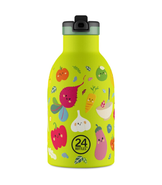 24Bottles Clima Bottle Pipetli Paslanmaz &Ccedil;elik Termos (330 ml) // Veggie Friends