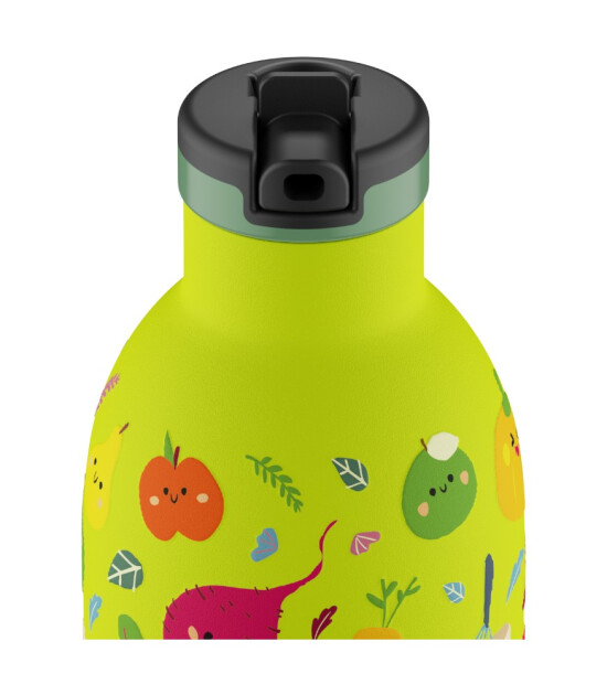 24Bottles Clima Bottle Pipetli Paslanmaz &Ccedil;elik Termos (330 ml) // Veggie Friends