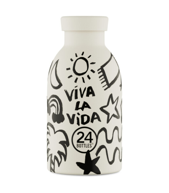 24Bottles Clima Bottle Paslanmaz &Ccedil;elik Termos (330 ml) // Viva La Vida