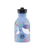 24Bottles Kids Bottle Pipetli Paslanmaz &Ccedil;elik &Ccedil;ocuk Su Matarası (250 ml) // Ocean Friends