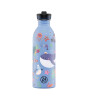 24Bottles Kids Bottle Pipetli Paslanmaz &Ccedil;elik &Ccedil;ocuk Su Matarası (500 ml) // Ocean Friends