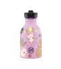 24Bottles Kids Bottle Pipetli Paslanmaz &Ccedil;elik &Ccedil;ocuk Su Matarası (250 ml) // Meow Friends
