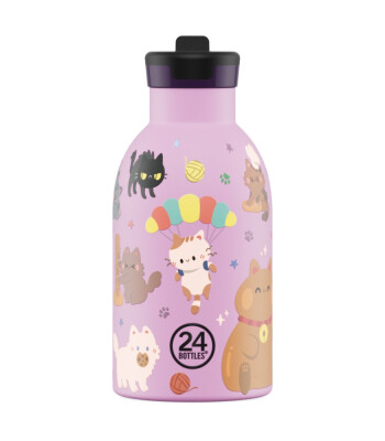 24Bottles Clima Bottle Pipetli Paslanmaz &Ccedil;elik Termos (330 ml) // Meow Friends