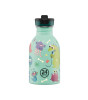 24Bottles Kids Bottle Pipetli Paslanmaz &Ccedil;elik &Ccedil;ocuk Su Matarası (250 ml) // Spooky Friends