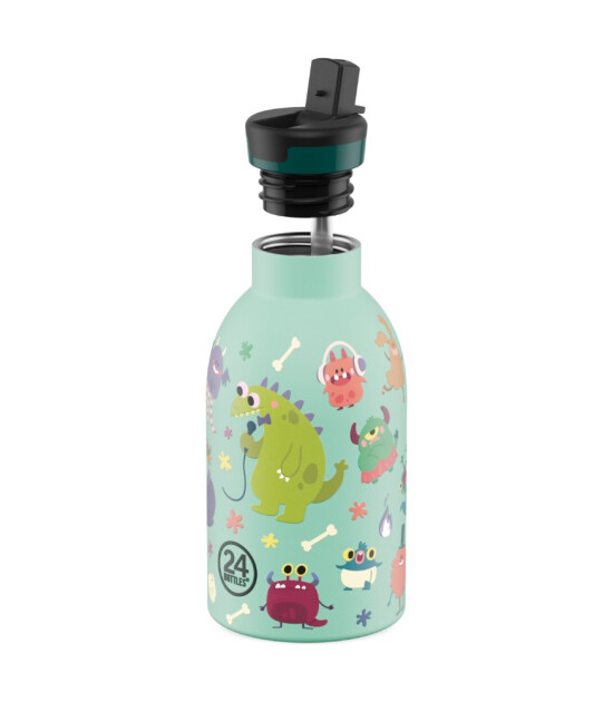 24Bottles Clima Bottle Pipetli Paslanmaz &Ccedil;elik Termos (330 ml) // Spooky Friends