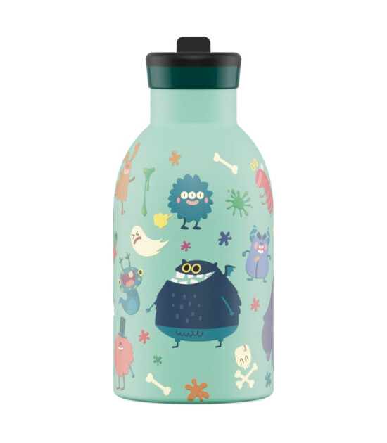 24Bottles Clima Bottle Pipetli Paslanmaz &Ccedil;elik Termos (330 ml) // Spooky Friends