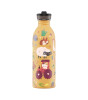 24Bottles Kids Bottle Pipetli Paslanmaz &Ccedil;elik &Ccedil;ocuk Su Matarası (500 ml) // Farm Friends