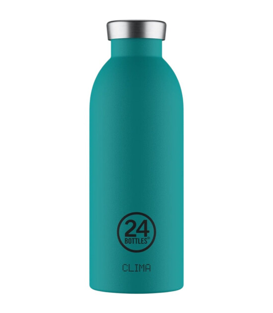 24Bottles Clima Bottle Paslanmaz &Ccedil;elik Termos (500 ml) // Atlantic Bay