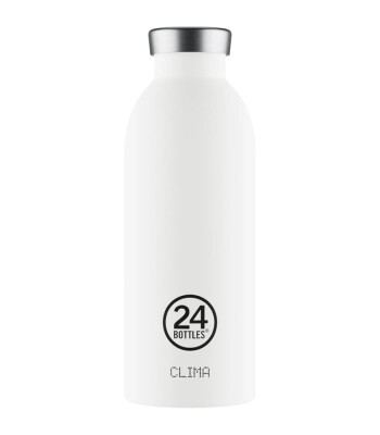24Bottles Clima Bottle Paslanmaz Çelik Termos (500 ml) // Arctic White