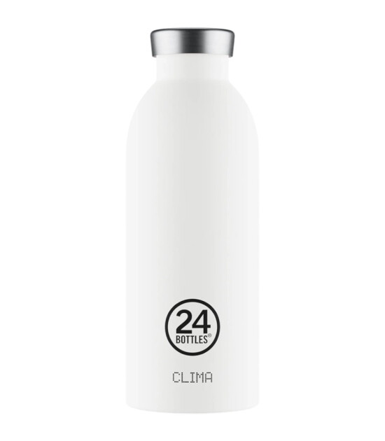 24Bottles Clima Bottle Paslanmaz &Ccedil;elik Termos (500 ml) // Arctic White