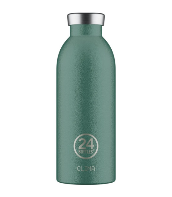 24Bottles Clima Bottle Paslanmaz &Ccedil;elik Termos (500 ml) // Moss Green