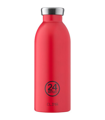 24Bottles Clima Bottle Paslanmaz Çelik Termos (500 ml) // Country Red