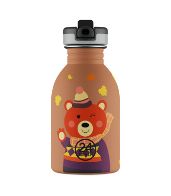 24Bottles Kids Bottle Paslanmaz Çelik Çocuk Su Matarası (250 ml) // Sweet Bear
