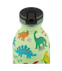 24Bottles Kids Bottle Paslanmaz &Ccedil;elik &Ccedil;ocuk Su Matarası (250 ml) // Jurassic Friends