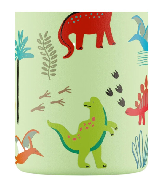 24Bottles Kids Bottle Paslanmaz &Ccedil;elik &Ccedil;ocuk Su Matarası (500 ml) // Jurassic Friends