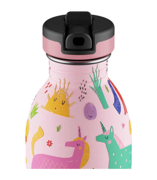 24Bottles Kids Bottle Paslanmaz &Ccedil;elik &Ccedil;ocuk Su Matarası (500 ml) // Magic Friends