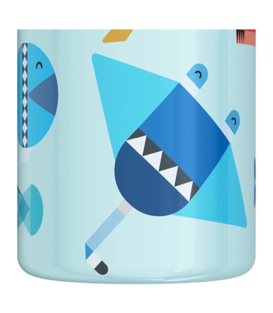 24Bottles Kids Bottle Paslanmaz &Ccedil;elik &Ccedil;ocuk Su Matarası (500 ml) // Sea Friends