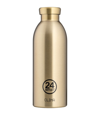 24Bottles Clima Bottle Paslanmaz Çelik Termos (500 ml) // Sparkling Gold