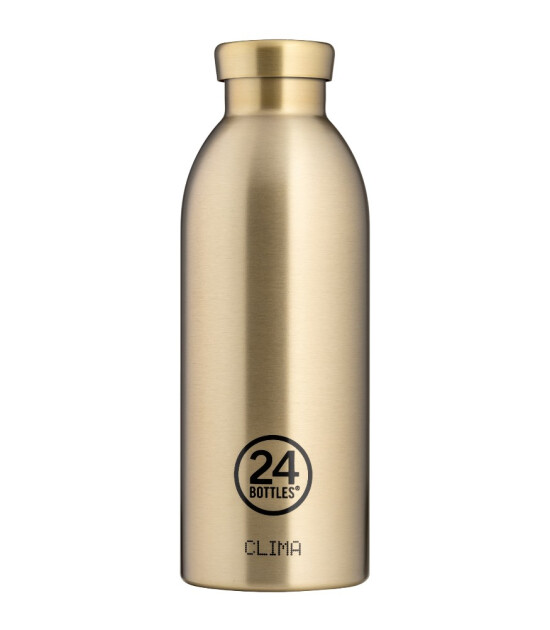 24Bottles Clima Bottle Paslanmaz &Ccedil;elik Termos (500 ml) // Sparkling Gold