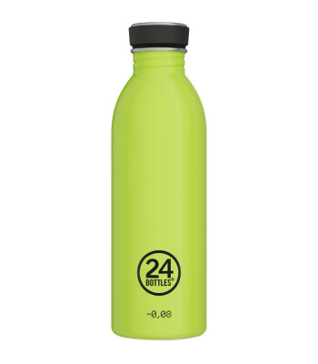24Bottles Urban Bottle Paslanmaz Çelik Su Matarası (500 ml) // Sarı - Yeşil