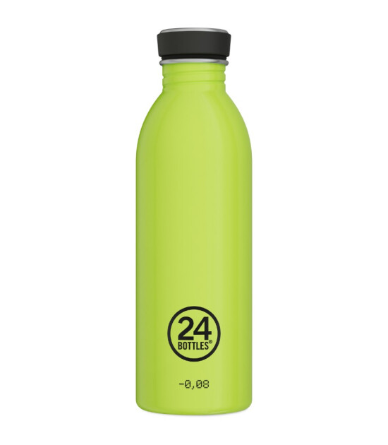 24Bottles Urban Bottle Paslanmaz &Ccedil;elik Su Matarası (500 ml) // Sarı - Yeşil
