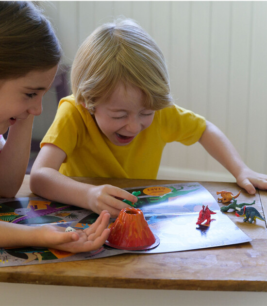 4M Dinozor D&uuml;nyası Boyama ve Oyun Seti