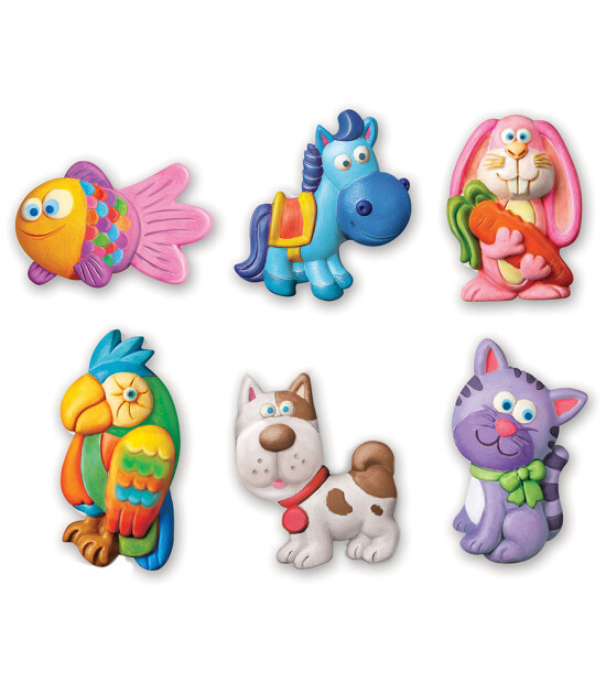 4M Sevimli Hayvanlar Kalıp ve Boyama Seti