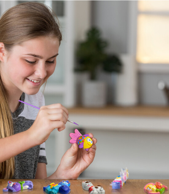 4M Sevimli Hayvanlar Kalıp ve Boyama Seti