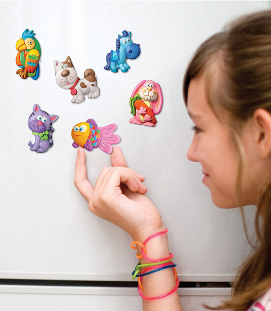 4M Sevimli Hayvanlar Kalıp ve Boyama Seti