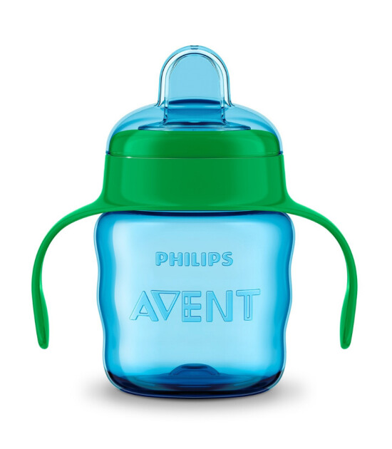 Philips Avent Damlatmaz Bardak 200 ml // (Mavi-Yeşil)