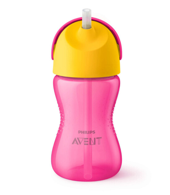 Philips Avent Pipetli Bardak 300 ml (Pembe-Sarı)
