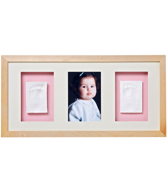 Baby Memory Prints El ve Ayak İzi 3'lü Çerçeve (Naturel)