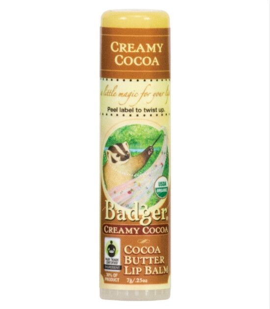 Badger Kakao Yağı Dudak Balmı (Kakao Aromalı)