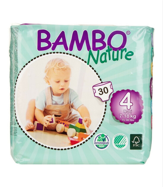Bambo Nature No:4 Maxi // 7-18 kg (30 Adet)