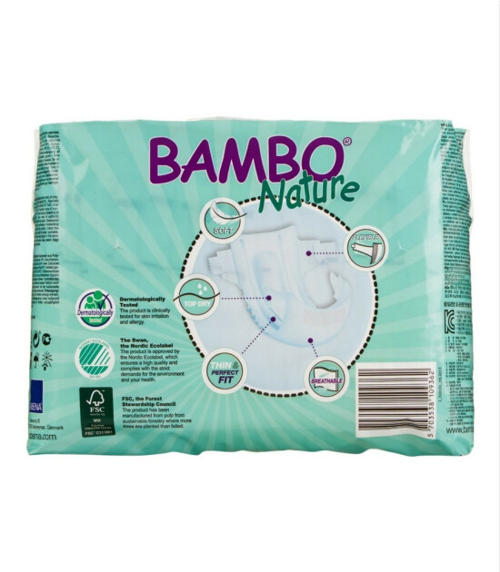 Bambo Nature No:0 Prematüre 1-3 kg (24 Adet)