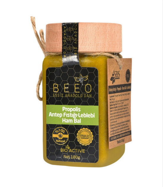 BEE'O Antep Fıstığı & Leblebi & Propolis & Ham Bal Karışımı (180 g)