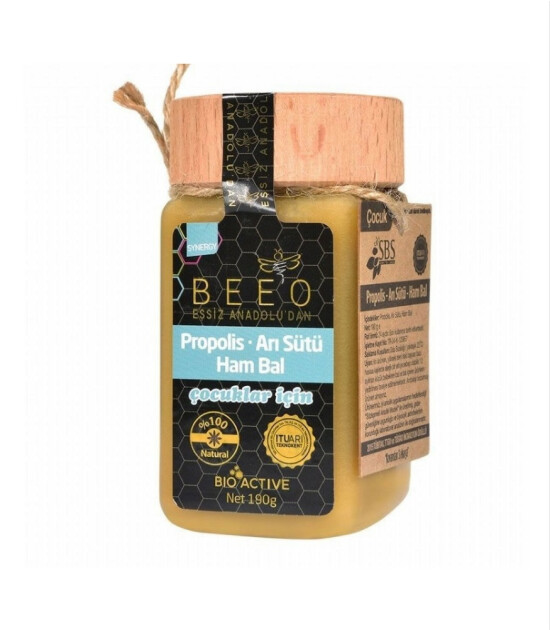 BEE'O Propolis & Arı Sütü & Ham Bal Karışımı // Çocuk (190 gr)