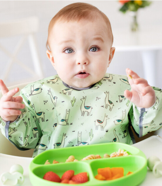 Bumkins Sleeved Bib Uzun Kollu Önlük // Lamas