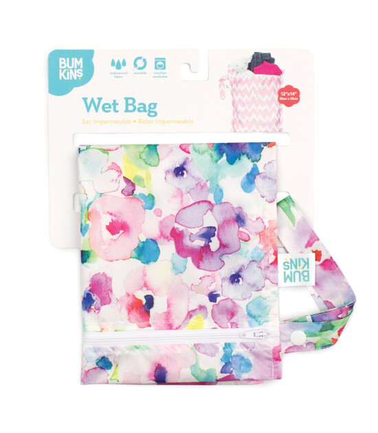 Bumkins Wet/Dry Bag Islak ve Kirli Çantası // Watercolor