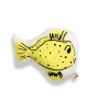 Crocodily Dekoratif Yastık / Yellow Boxfish
