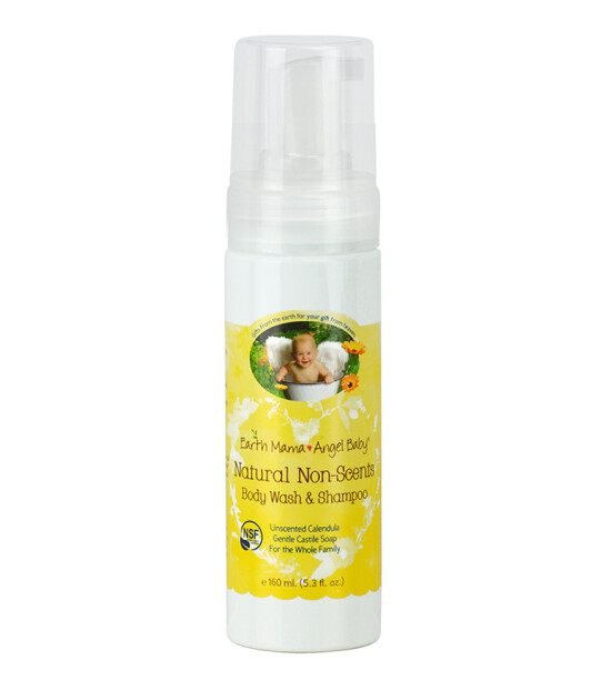 Earth Mama Angel Baby Naturel Kokusuz Saç ve Vücut Şampuan (160 ml)