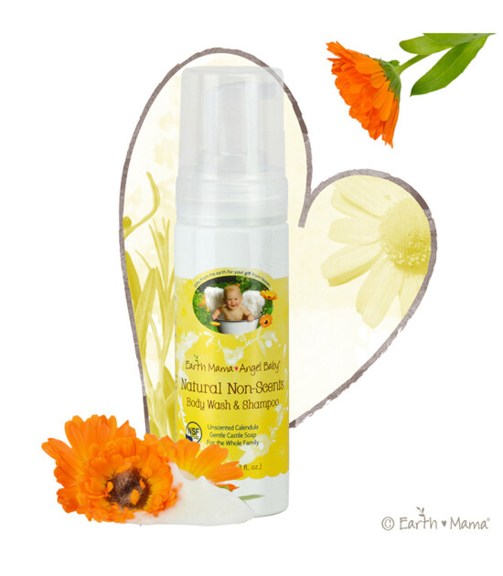 Earth Mama Angel Baby Naturel Kokusuz Saç ve Vücut Şampuan (160 ml)