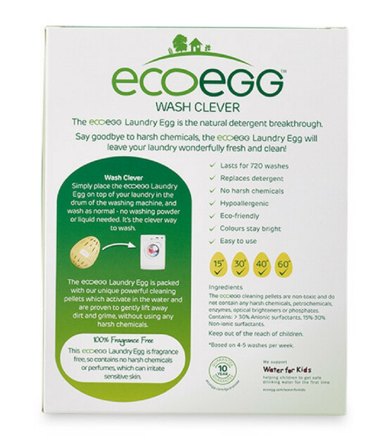 Ecoegg Ekolojik Mineralli Çamaşır Deterjanı // Kokusuz (54 Yıkama)