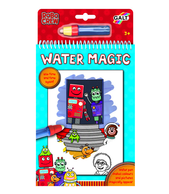 Galt Water Magic Sihirli Su Boyama Kitap // Robotlar